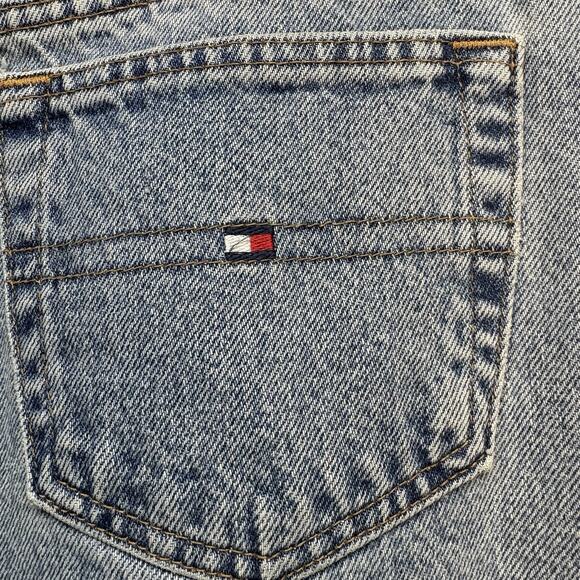 Vintage Tommy Hilfiger Y2K Bootcut Jeans Acid Wash High Rise Denim Size 8 - Picture 4 of 16